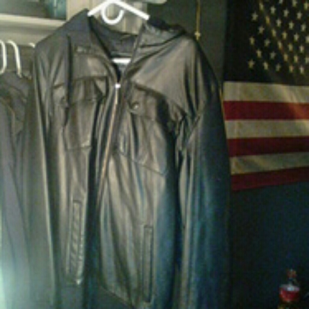 Dravus leather jacket